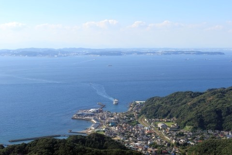 浜金谷駅で風光明媚。鋸山ロープウェイ景色を見て東京湾フェリー